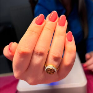 retouche en polygel liquide